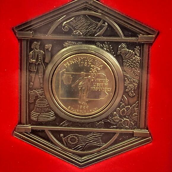 Vintage Hallmark American Spirit Collection Ornament Pennsylvania - Picture 2 of 6